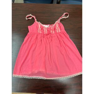 Victoria’s Secret Baby Doll Pink Lingerie Slip Size Large